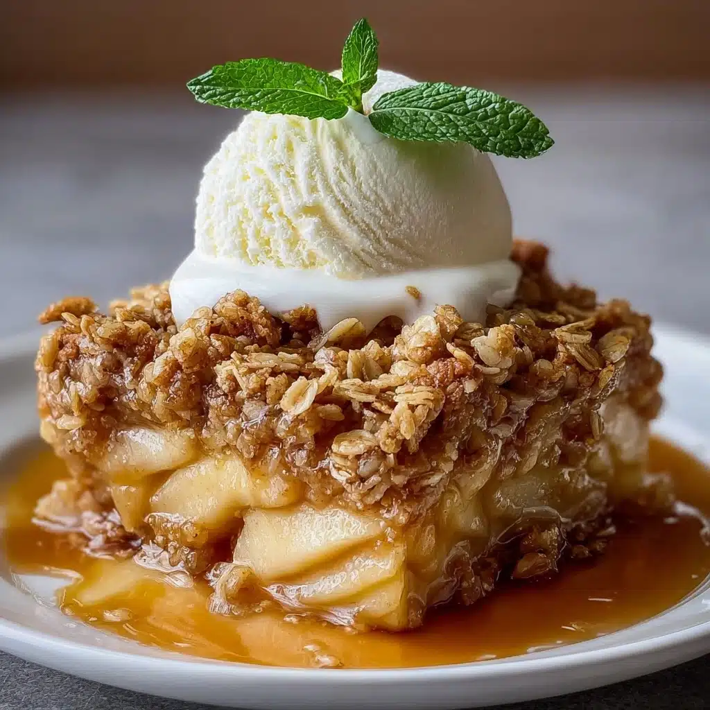 Warm Apple Crisp with Cinnamon Oat Topping Recipe - Recipe Image