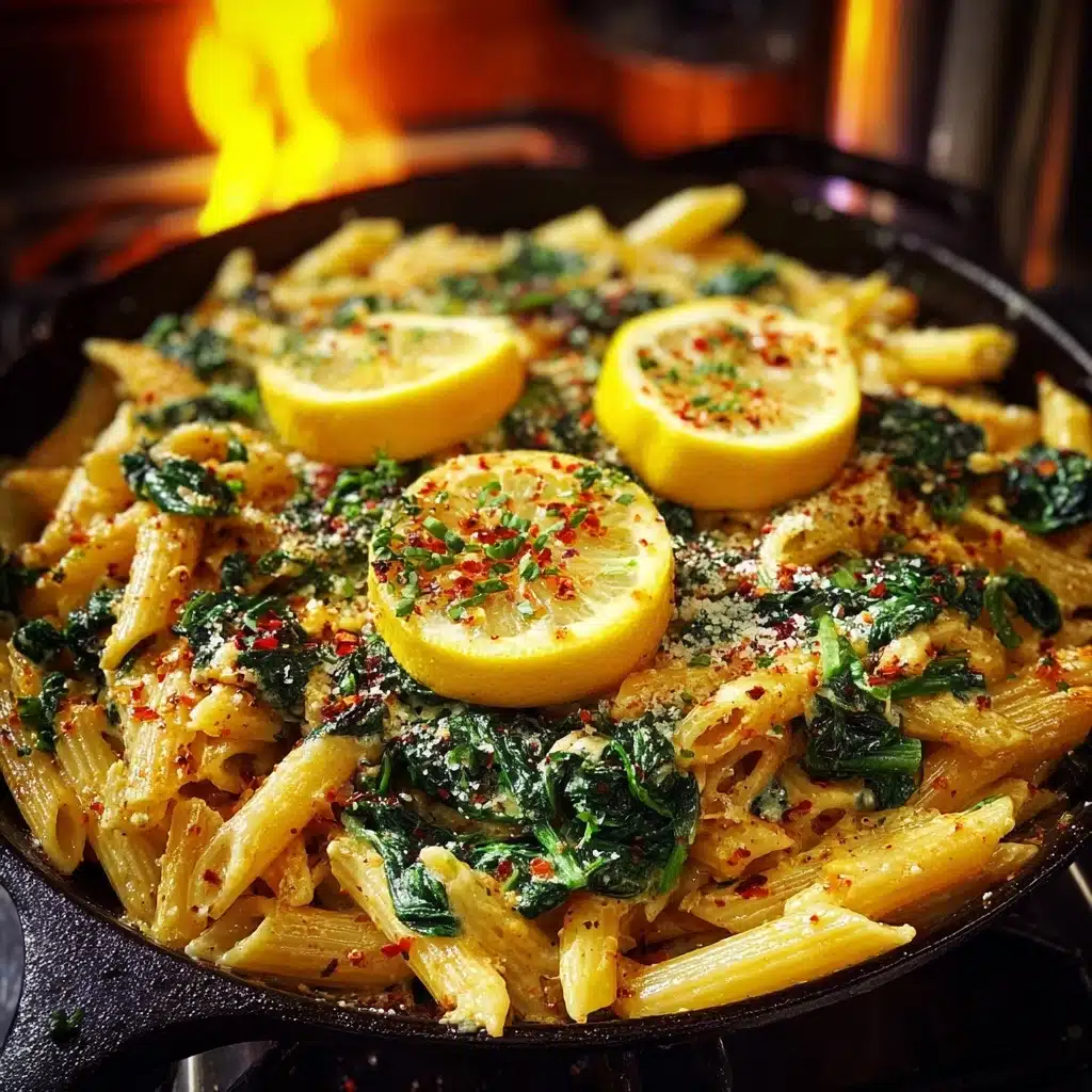 Lemon Ricotta Pasta with Spinach Recipe