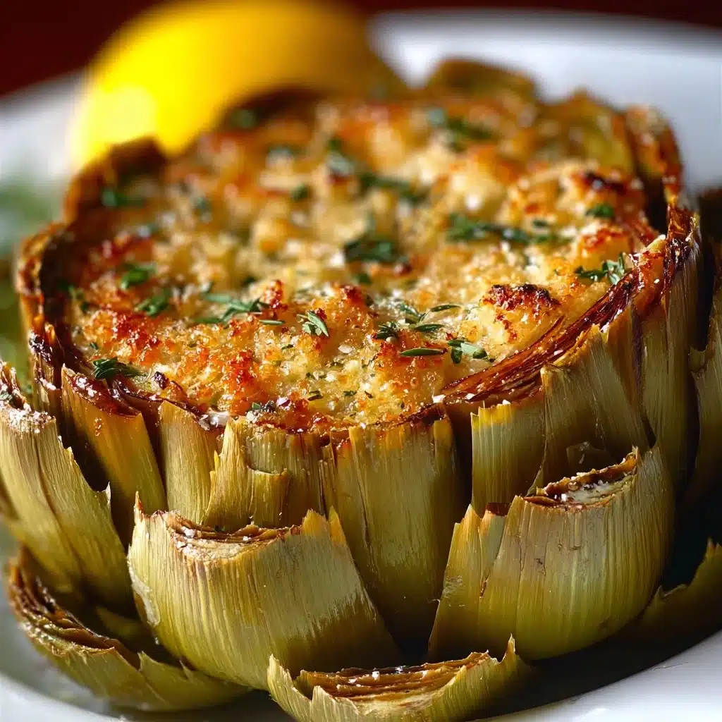 Baked Stuffed Artichokes Recipe