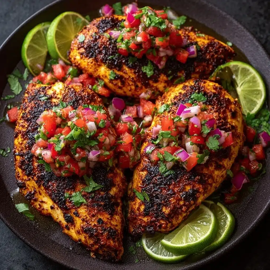 Fiesta Lime Chicken with Cilantro Lime Salsa Recipe - Recipe Image