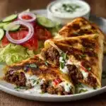 Mediterranean Ground Beef Pita Wraps Recipe