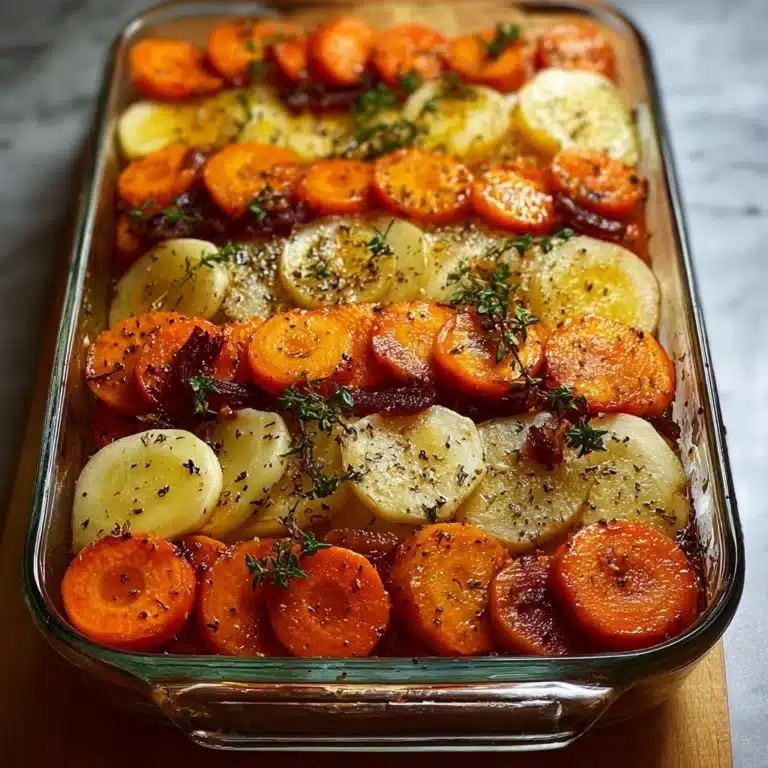 Carrot Bake with Cranberry-Honey Drizzle Recipe