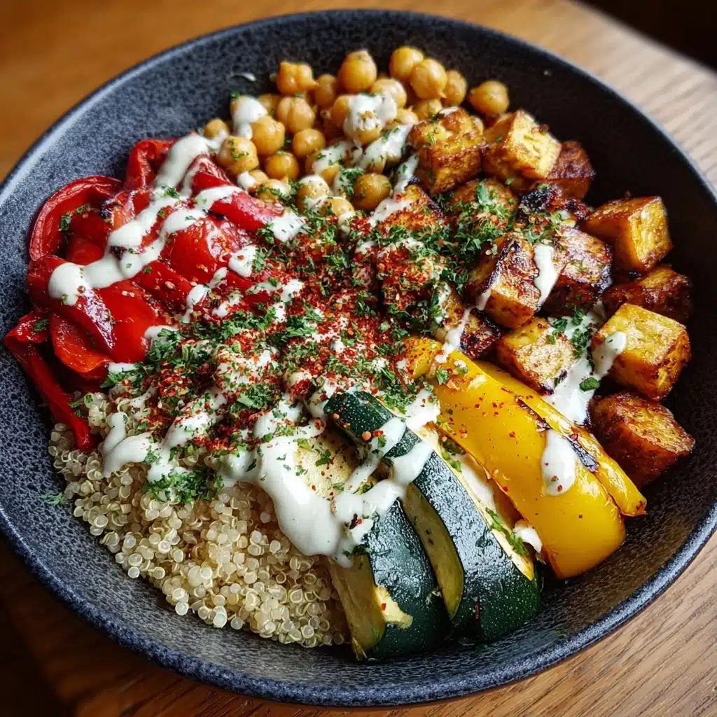 ea Grain Bowl with Creamy Tahini Drizzle Recipe