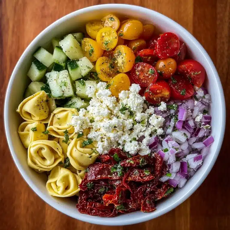 Greek Tortellini Pasta Salad Recipe