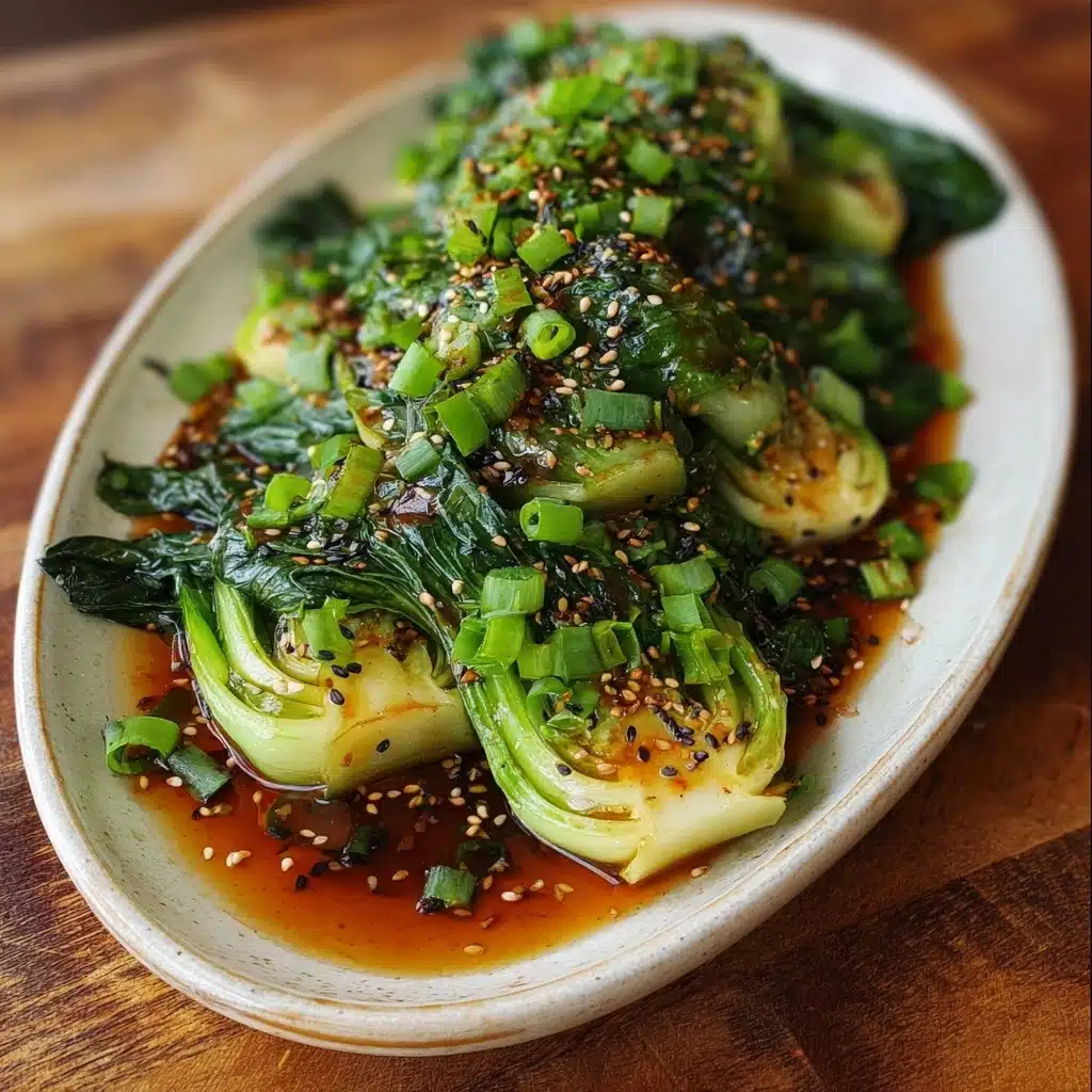 Bok Choy with Ginger Soy Sauce Recipe