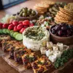 Mediterranean Mezze Tapas Cheese & Olive Table Recipe
