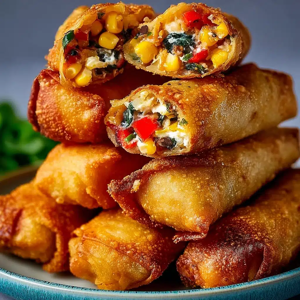 Crispy Air Fryer Chicken Egg Rolls Recipe - Recipe Image