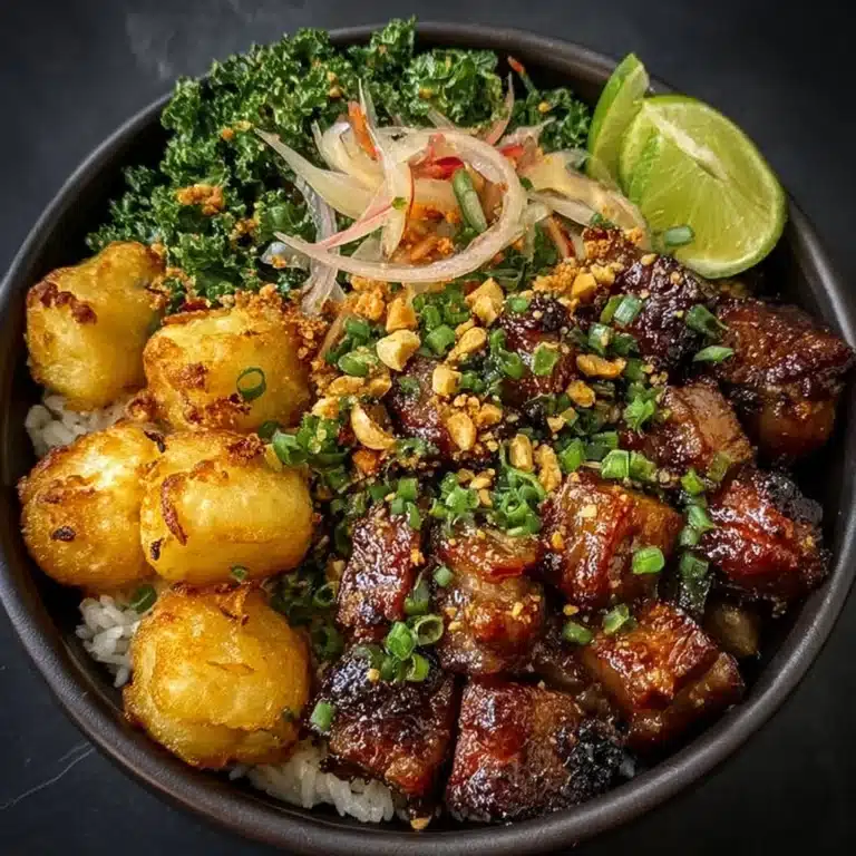 Vietnamese Caramel Pork Bowls Recipe