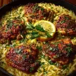 Lemon Herb Chicken Orzo Recipe