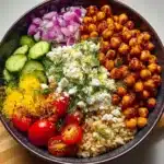 Mediterranean Chickpea Rice Bowl Recipe