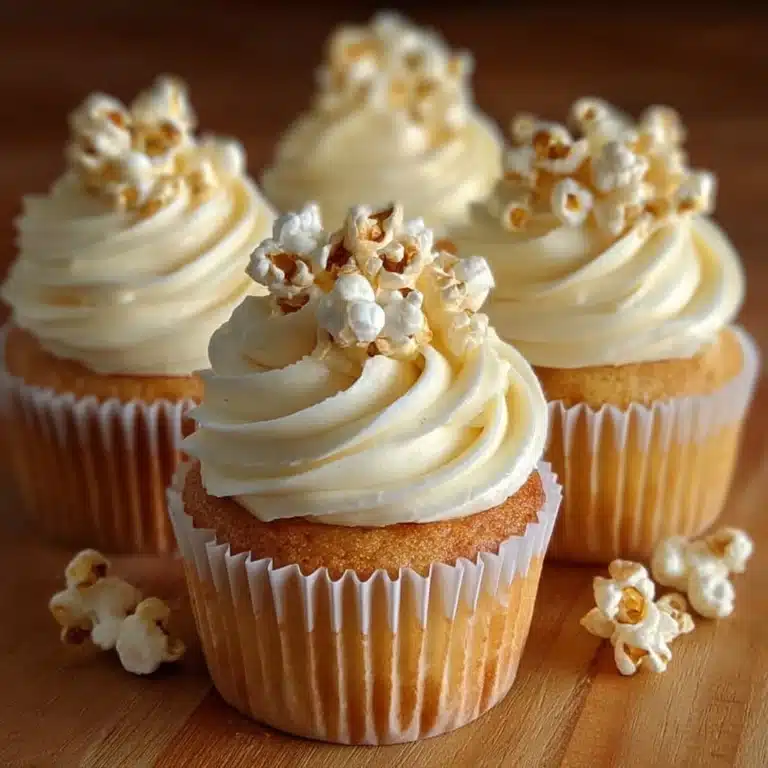Buttered Popcorn Cupcakes Recipe