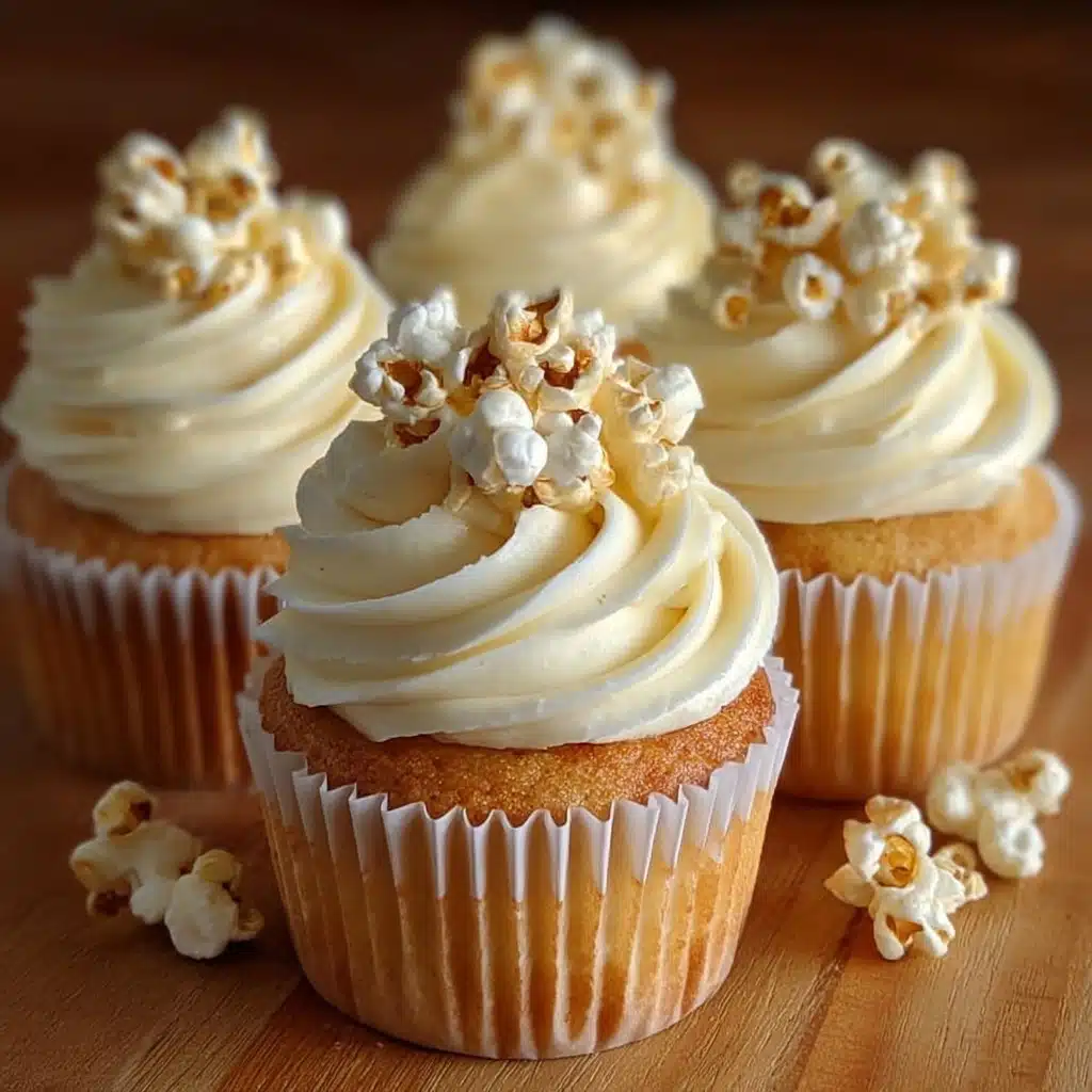 Buttered Popcorn Cupcakes Recipe