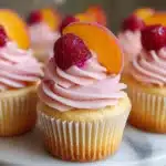 Peach Bellini Cupcakes Recipe