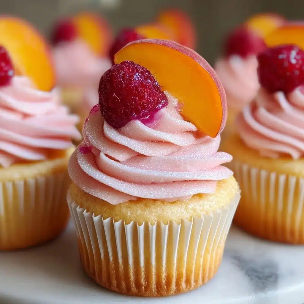 Peach Bellini Cupcakes Recipe