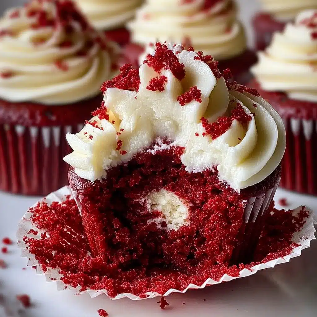 Luxurious Red Velvet Cheesecake Cupcakes Recipe - Recipe Image