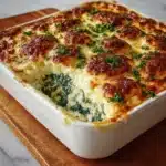 Ruth’s Chris Cheesy Spinach Casserole with Monterey Jack Recipe