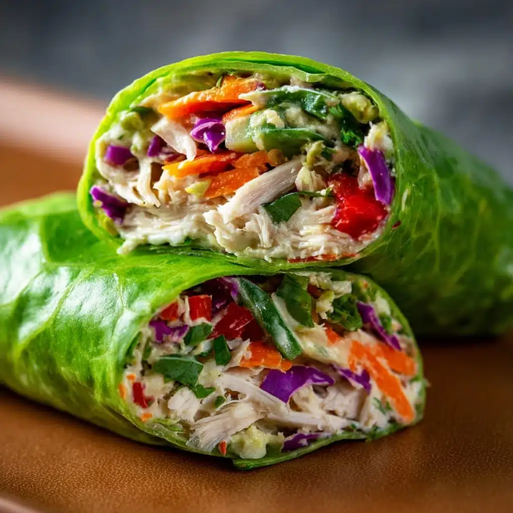 Crunchy Thai Chicken Salad Wraps Recipe