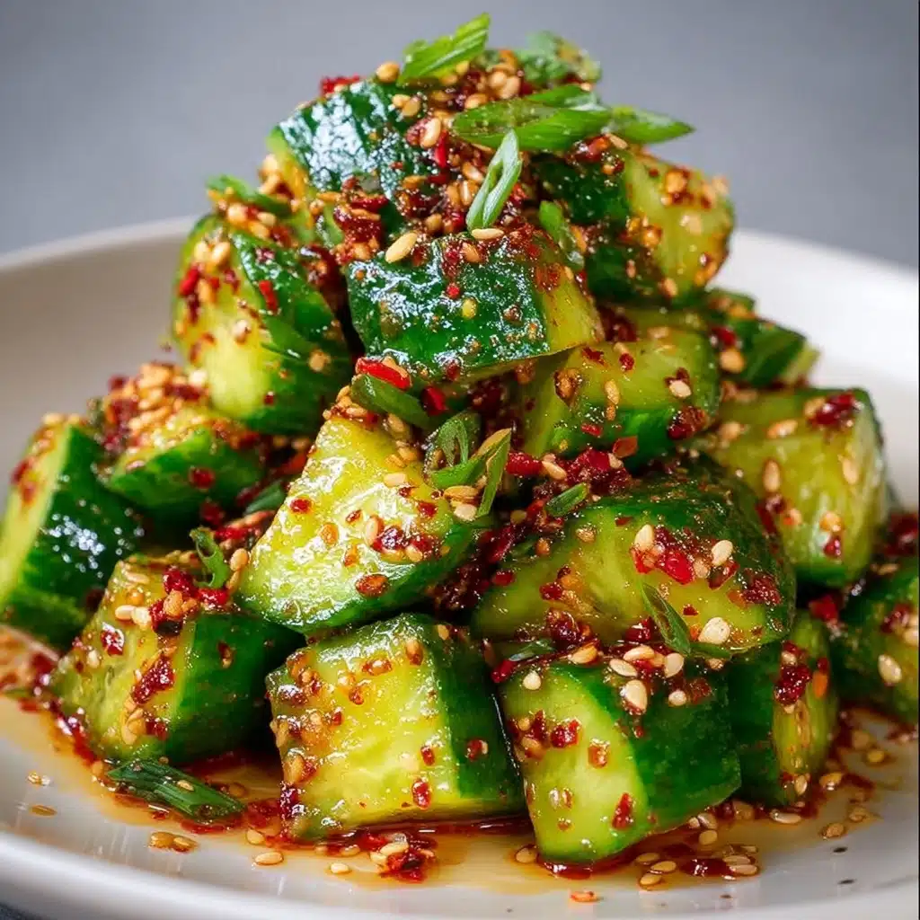 Smashed Asian Cucumber Salad Recipe - Recipe Image