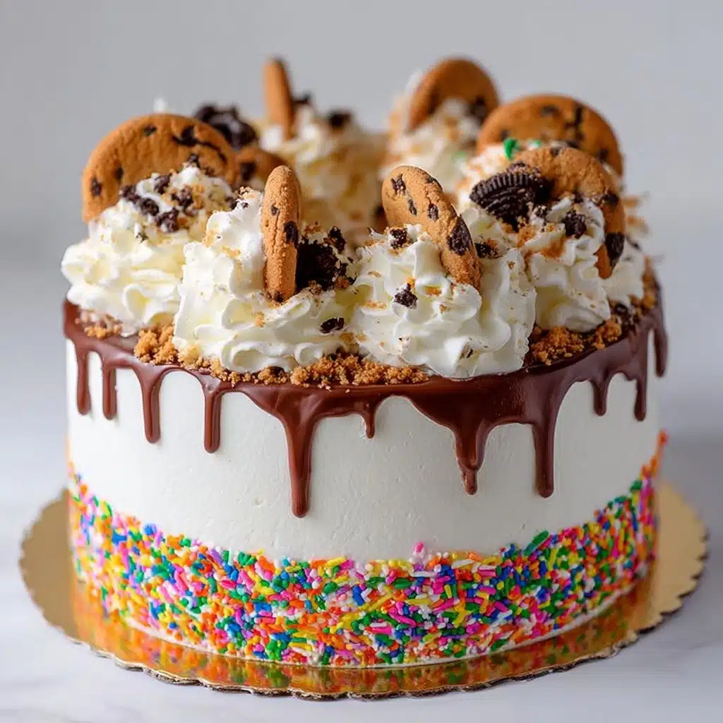 Caramel Heath Bar Poke Cake Recipe - Recipe Image