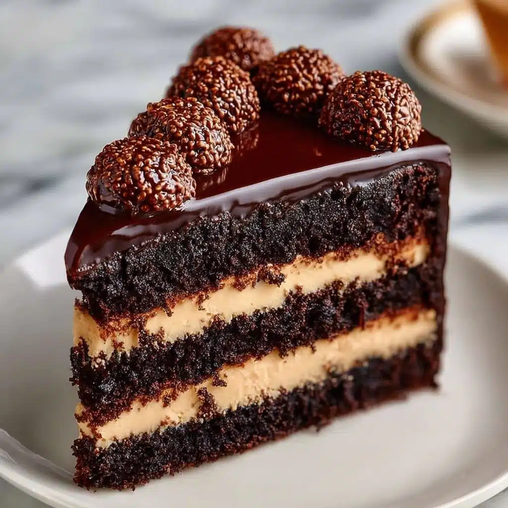 Fudge Layer Chocolate Cake (With Ganache) Recipe - Recipe Image