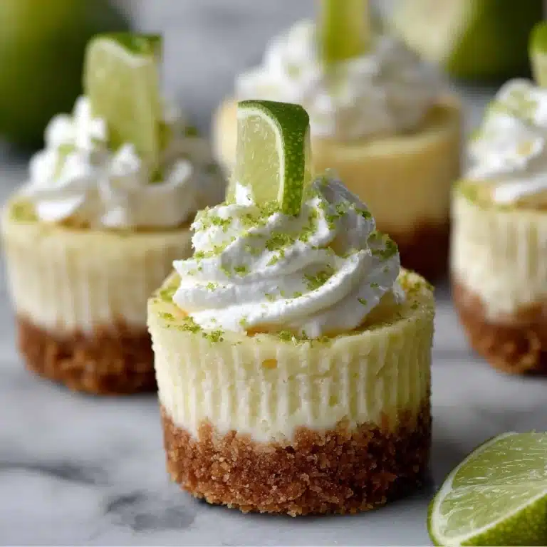 Mini Key Lime Cheesecakes Recipe