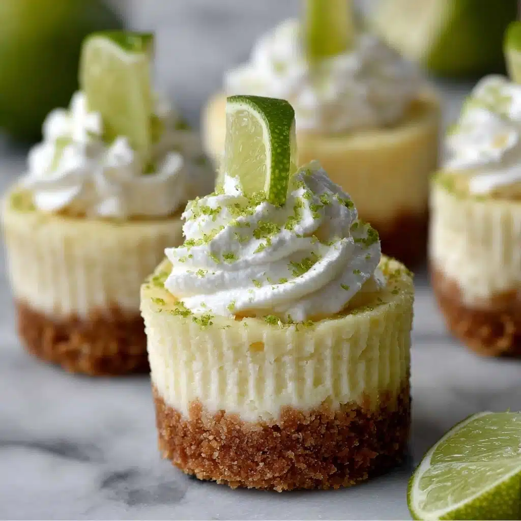 Mini Key Lime Cheesecakes Recipe - Recipe Image