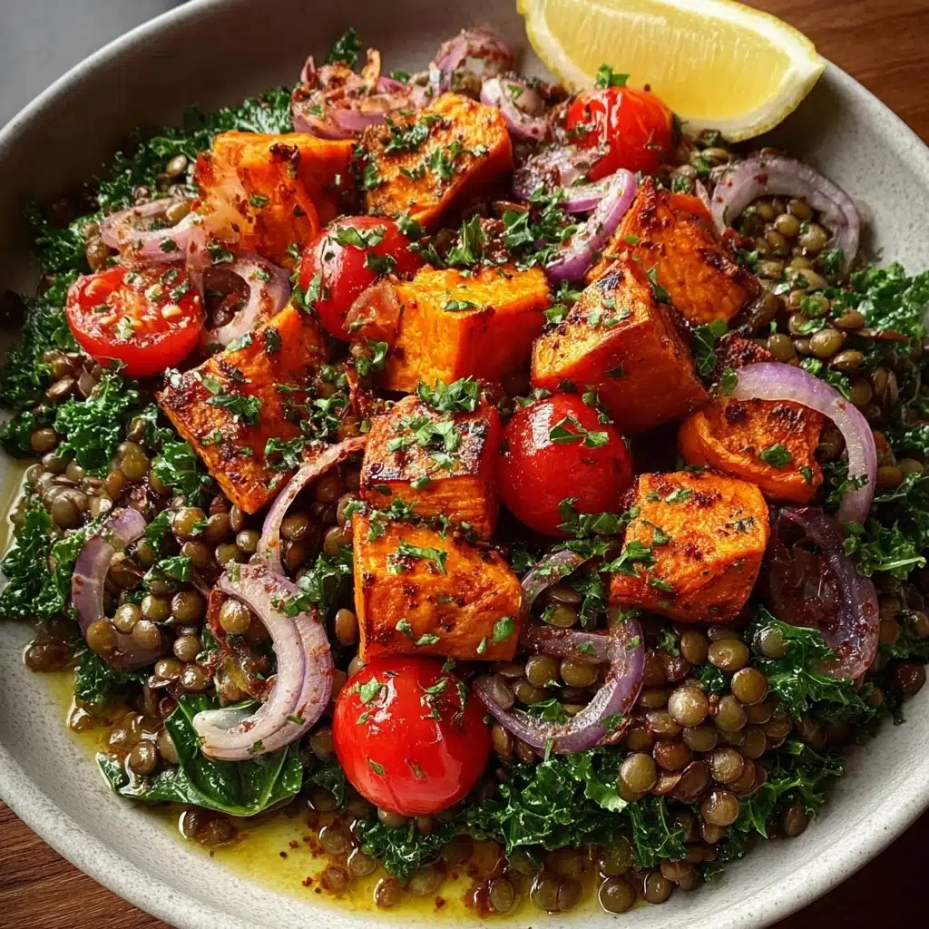 Roasted Sweet Potato Lentil Bowl Recipe - Recipe Image