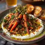 Roasted Carrots with Whipped Ricotta and Hot Honey Recipe