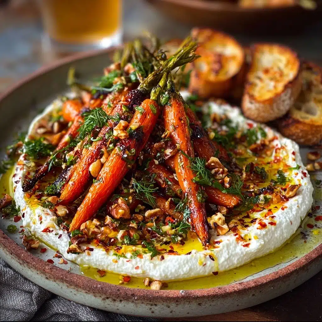 Roasted Carrots with Whipped Ricotta and Hot Honey Recipe - Recipe Image