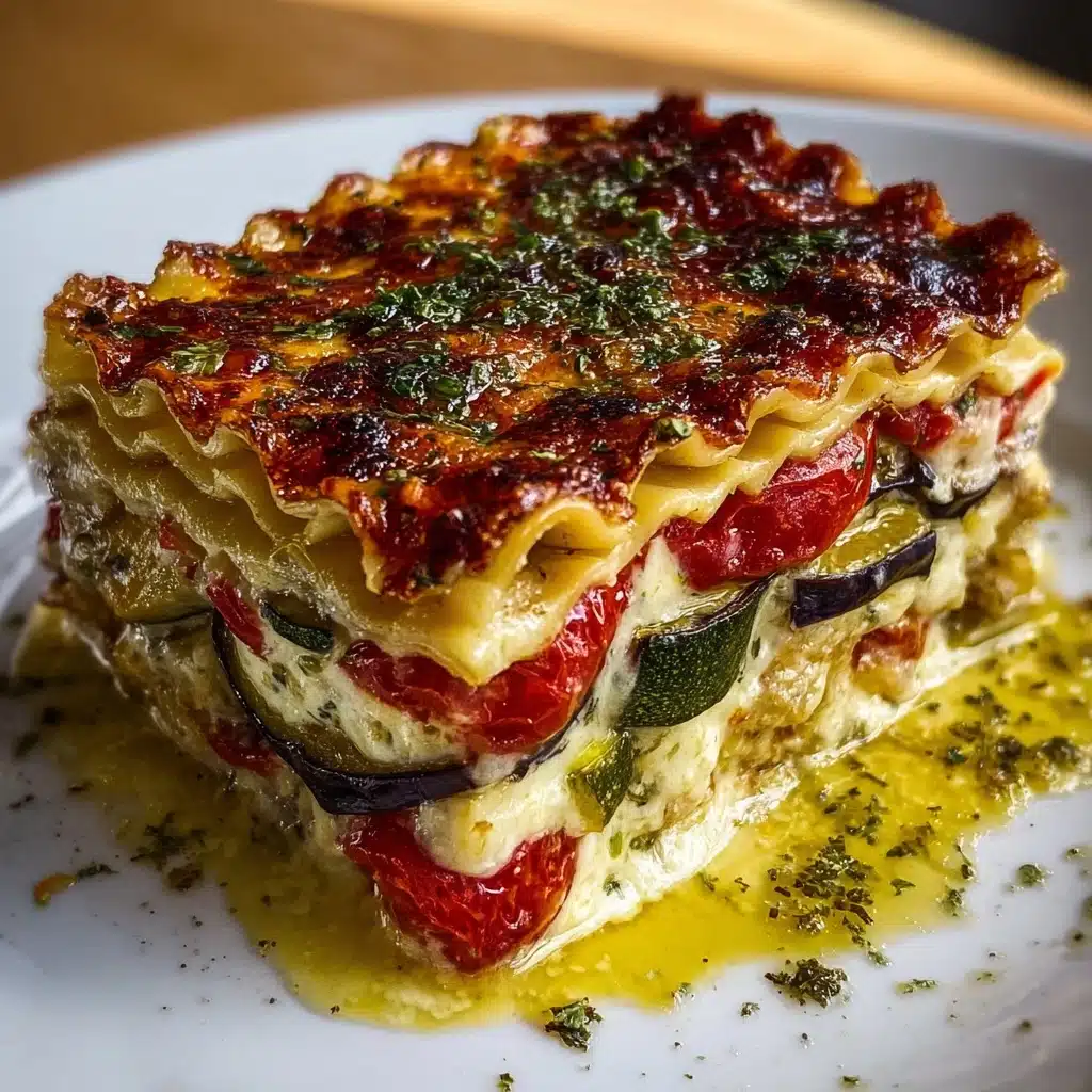 a with Creamy Garlic Herb Cheese Drizzle Recipe - Recipe Image