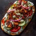 Mediterranean Spiced Chicken Pita with Creamy Feta Sauce Recipe