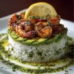 cado Rice Stack with Cilantro Lime Sauce Recipe