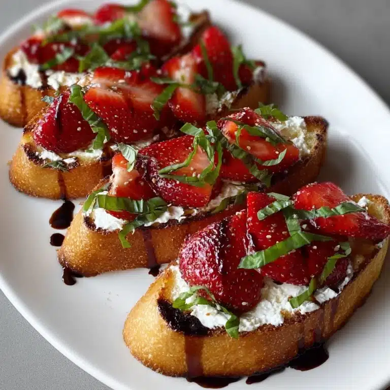 uschetta with Whipped Mascarpone & Basil Recipe