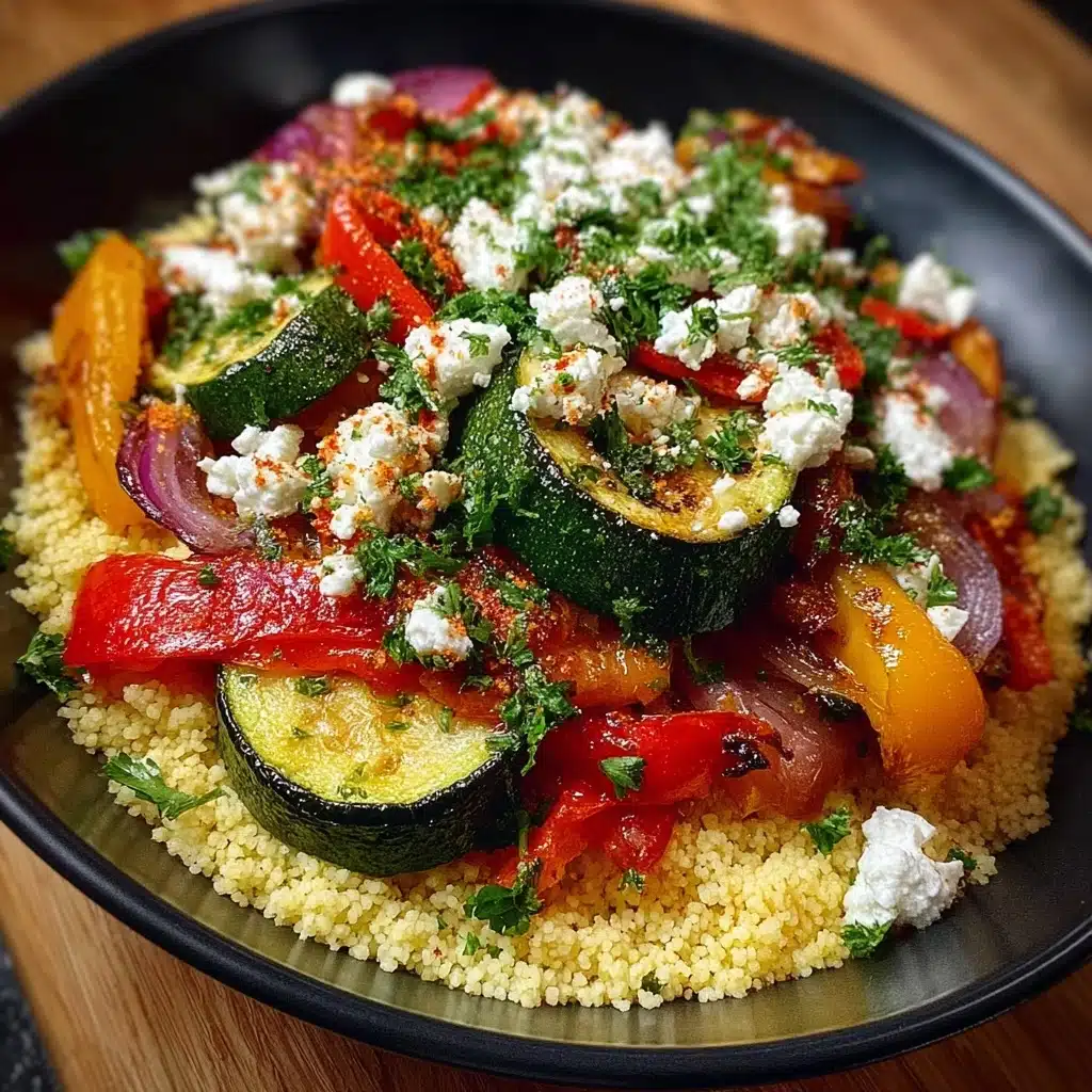Warm Roasted Veggie & Feta Couscous Recipe - Recipe Image