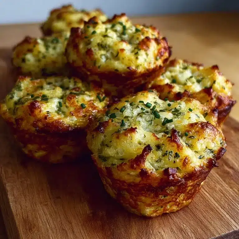 Crispy Parmesan Zucchini Potato Muffins Recipe