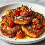 Cutlets with Tomato and Ricotta Topping Recipe