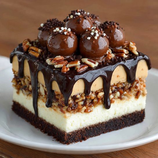Chocolate Pecan Truffle Cake Recipe
