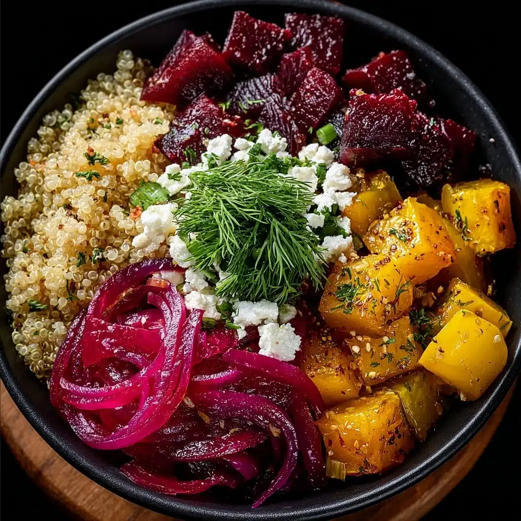 Roasted Beet & White Bean Bowl Recipe - Recipe Image