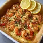 Garlic Parmesan Shrimp Bake Recipe