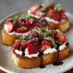 uschetta with Whipped Mascarpone & Basil Recipe