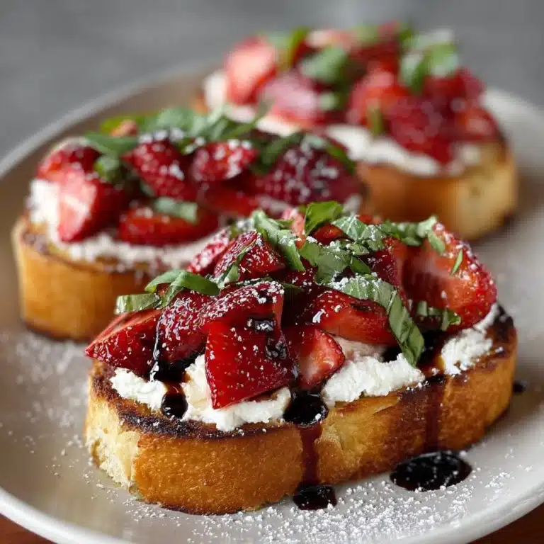 uschetta with Whipped Mascarpone & Basil Recipe