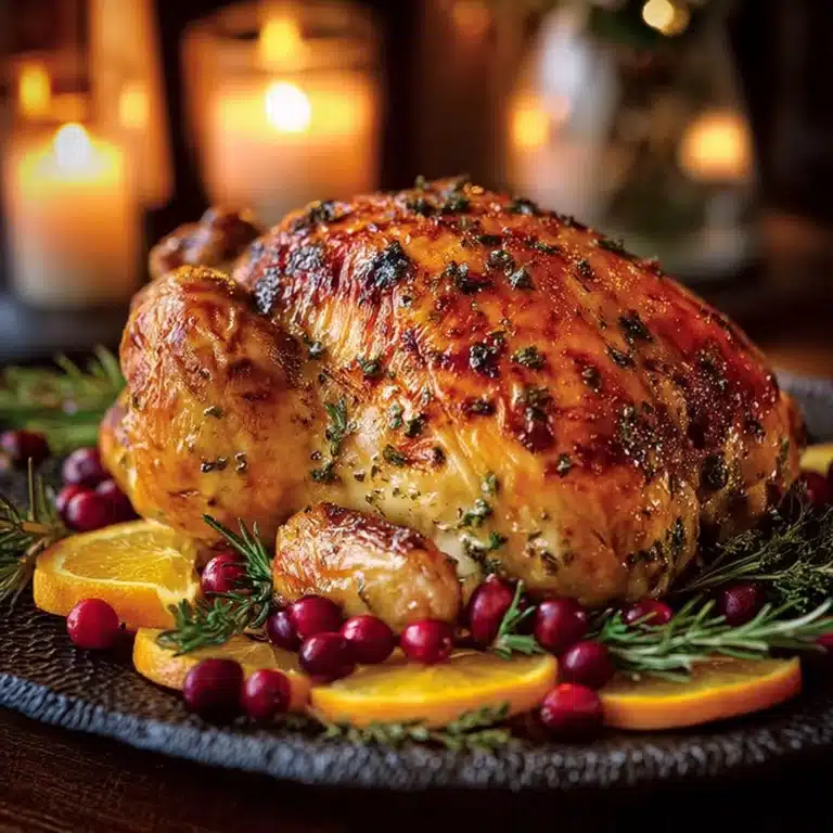 Festive Citrus-Cranberry Holiday Turkey Recipe
