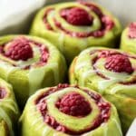 Matcha Raspberry Rolls Recipe