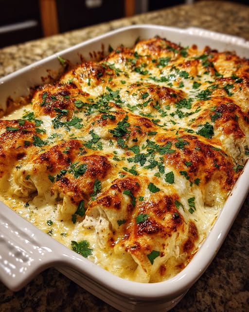 White Chicken Enchiladas Recipe - Recipe Image