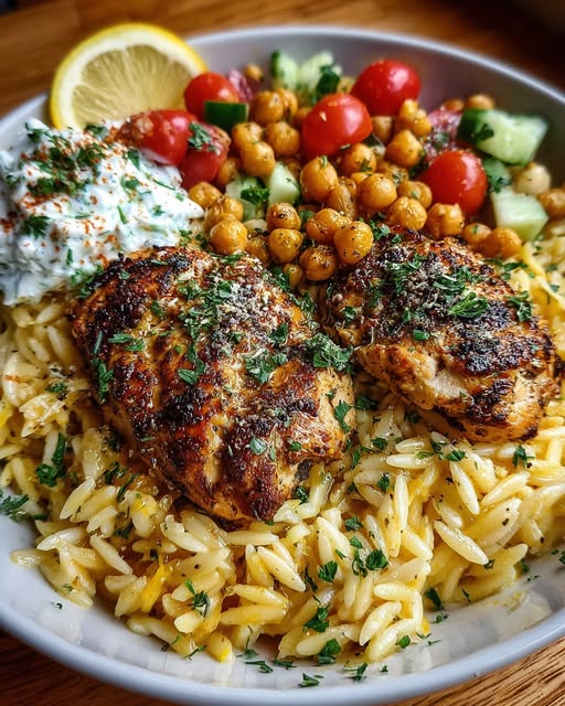 rzo with Crispy Chickpeas & Whipped Feta Recipe - Recipe Image