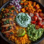 l with Avocado Salsa + Herbed Yogurt Dip Recipe