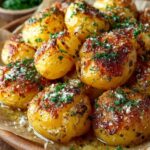 with Warm Brie Fondue & Garlic Herb Oil Recipe