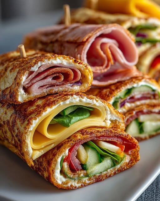 Keto Crispy Deli Roll-Ups Recipe