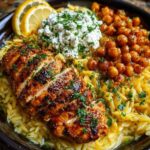 Spoon orzo onto plates Recipe