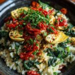 Spinach Artichoke Mediterranean Rice Recipe